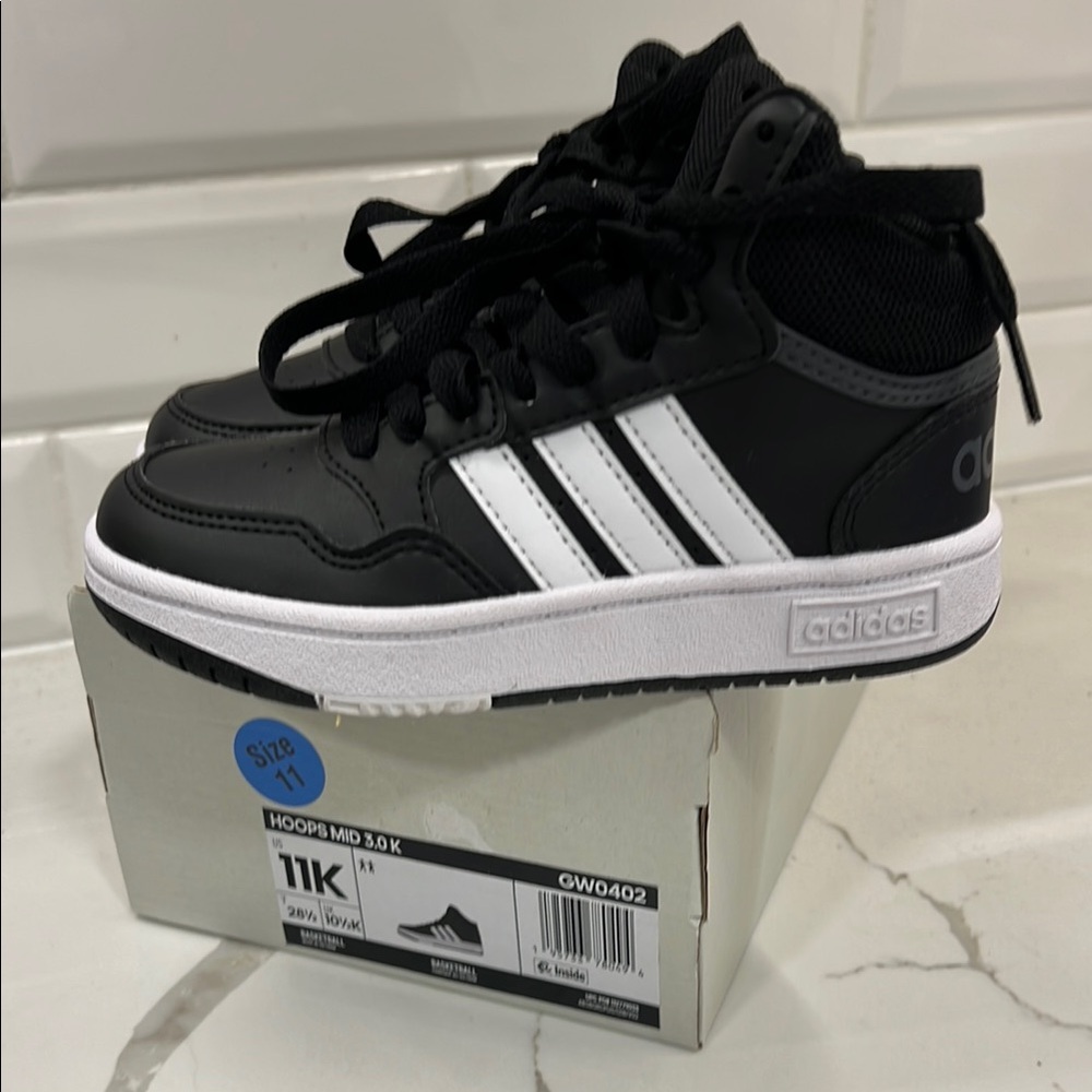 Adidas Black and White Classic Sneakers